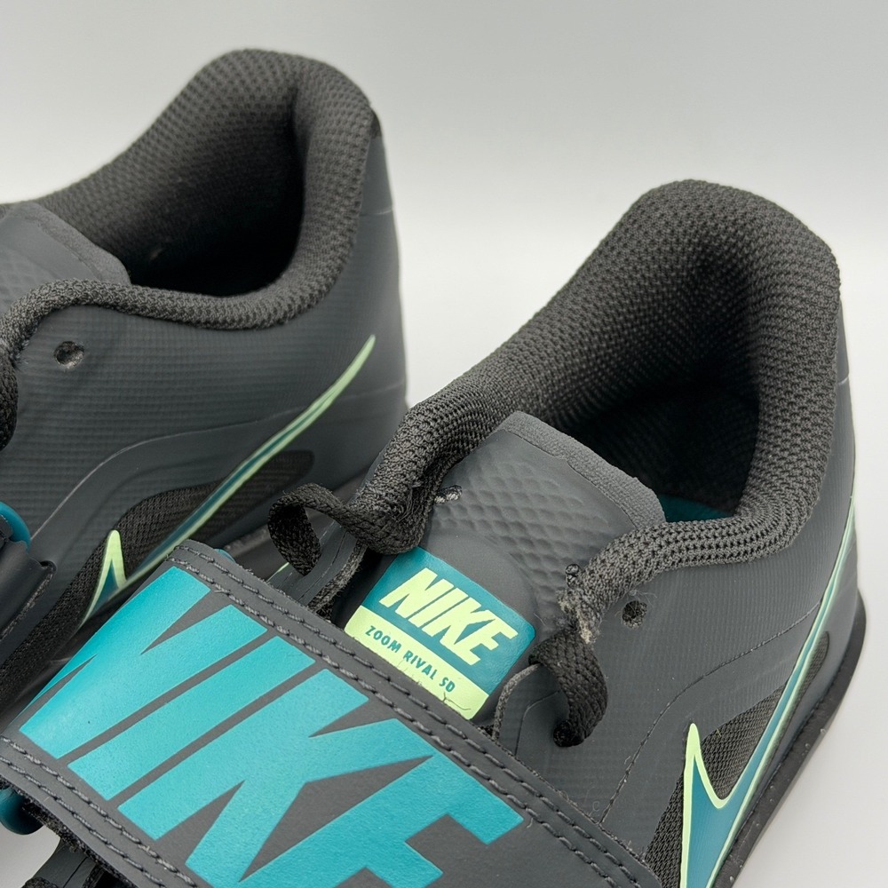 Nike Zoom Rival SD 2 Black Teal Throwing Track Field Women's 7.5 *NEW* - Picture 6 of 16